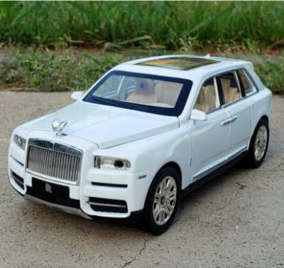 Picture of 1 PC 1:32 Rolls Royce Cullinan Diecast Alloy Car Hybrid Super Premium Model Vehicle Metal Toy Pull back Sound Light Multicolor