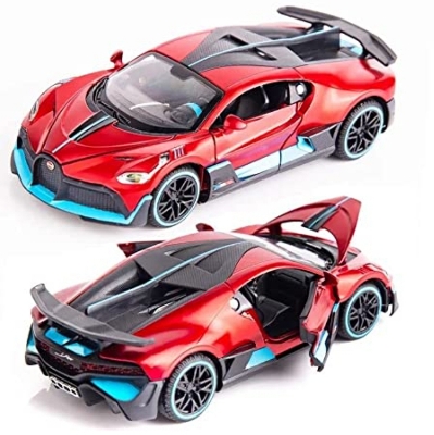 Picture of 1PC 1:32 Bugatti DIVO Diecast Alloy Car Super Sports Racing Car Simulation Toy Vehicles Metal Car Model Car Sound Light Toys For Gift Multicolor