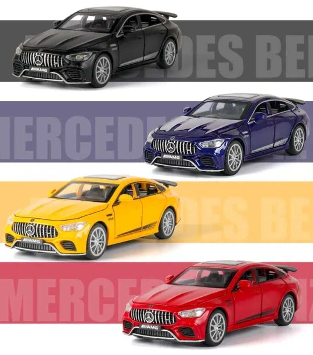 Picture of 1 PC 1:32 Mercedes BENZ AMG GT63 Diecasts Car Toy Vehicles Metal Car 6 Doors Open Model Car Sound Light Fast & Furious Car Toys For Children Gift Multicolor