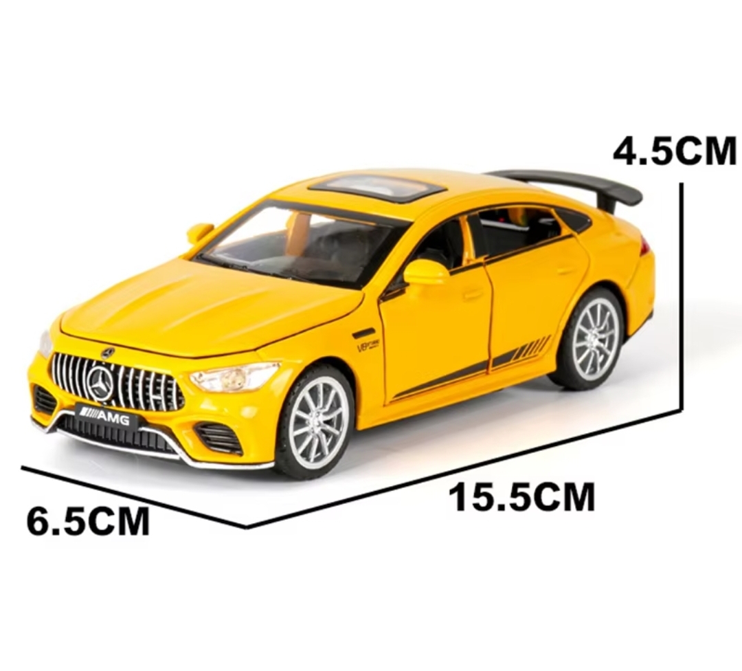Picture of 1 PC 1:32 Mercedes BENZ AMG GT63 Diecasts Car Toy Vehicles Metal Car 6 Doors Open Model Car Sound Light Fast & Furious Car Toys For Children Gift Multicolor