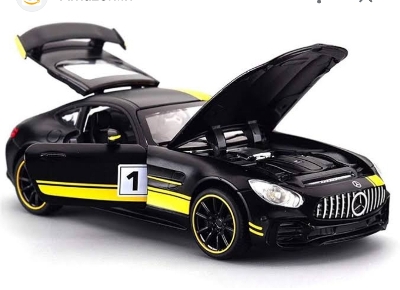 Picture of 1PC 1:24 Mercedes AMG GT R Diecasts Alloy Car Supercar Toy Vehicles Metal Car Model Car Sound Light Toys For Gift Multicolor