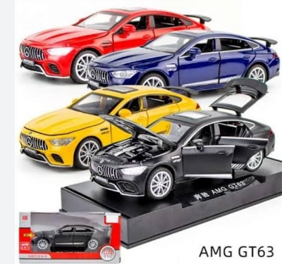 Picture of 1PC 1:32 Mercedes BENZ AMG GT63 Diecasts Car Toy Vehicles Metal Car 6 Doors Open Model Car Sound Light Fast & Furious Car Toys For Children Gift Multicolor