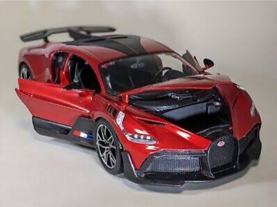 Picture of 1 PC Bugatti Divo Diecast Alloy Car 1:32 Vehicles Metal Car Model Car Sound Light Toys For Gift Multicolor