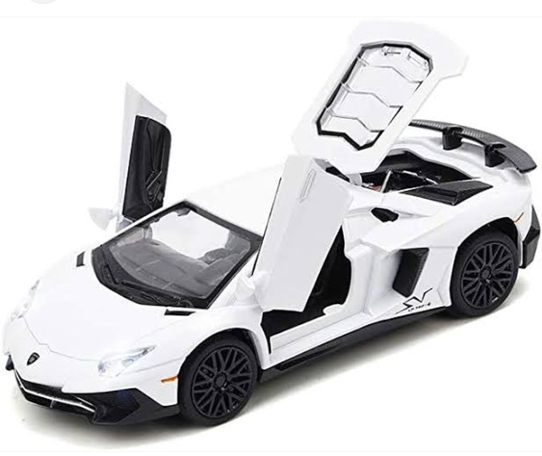 Picture of 1PC Miniauto 1:32 Lamborghini Aventador SV LP750-4 Diecast Metal Super Toy Car Multicolor