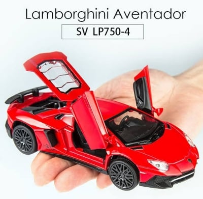Picture of 1 PC Miniauto 1:32 Lamborghini Aventador SV LP750-4 Diecast Metal Super Toy Car Multicolor