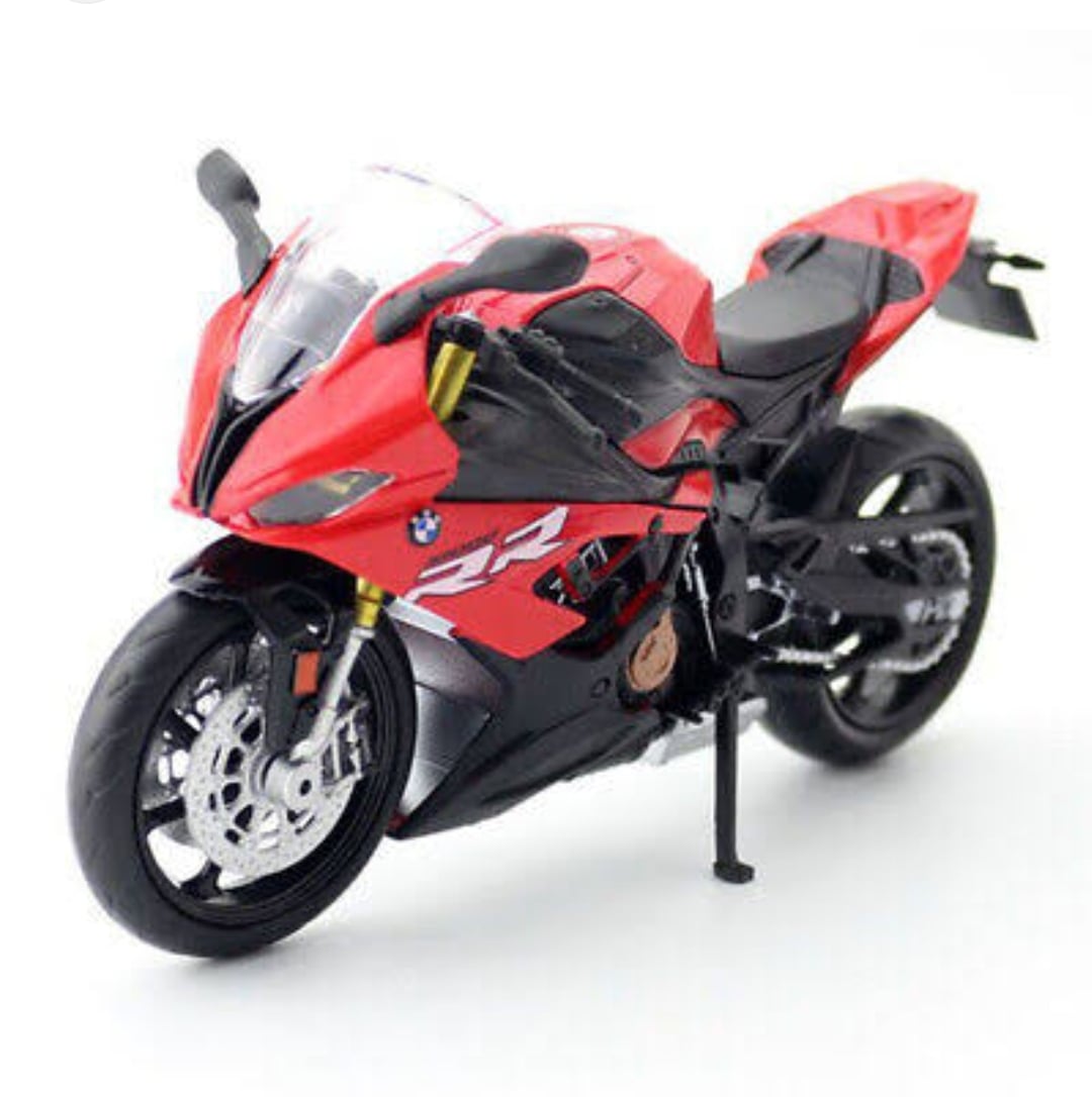 Picture of 1PC 1:12 BMW S1000RR Diecast Alloy Motorbike Vehicles Collectible Hobbies Motorcycle Model Toys Multicolor