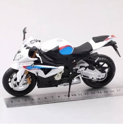 Picture of 1PC 1:12 BMW S1000RR Diecast Alloy Motorbike Vehicles Collectible Hobbies Motorcycle Model Toys Multicolor