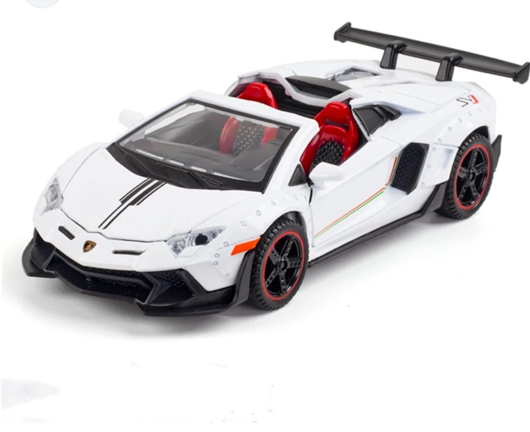 Picture of 1PC Jiaye 1:32 Lamborghini LP700 Convertible Diecasts Alloy Car Super Luxurious Racing Simulation Toy Vehicles Metal Car Model Car with Sound Light Toys For Gift Multicolor