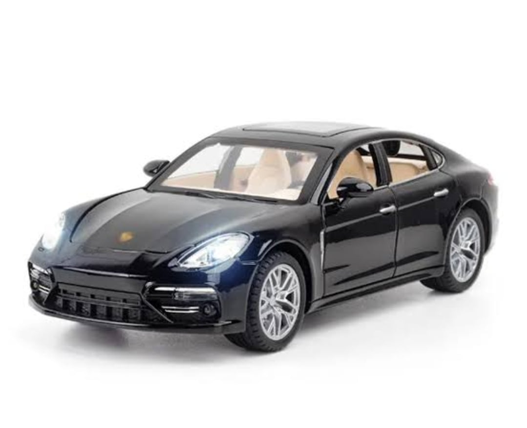 Picture of 1PC Porsche Panamera Diecast Alloy Car 1:32 Supercar Vehicles 6 open Metal Car Model Car Sound Light Toys For Gift Multicolor