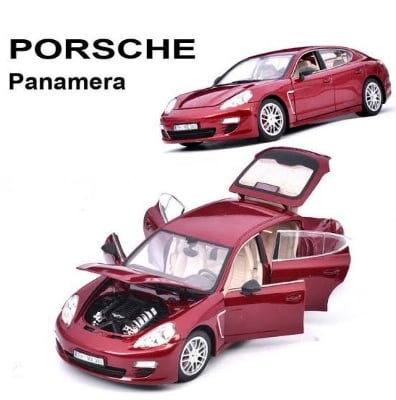 Picture of 1 PC Porsche Panamera Diecast Alloy Car 1:32 Supercar Vehicles 6 open Metal Car Model Car Sound Light Toys For Gift Multicolor