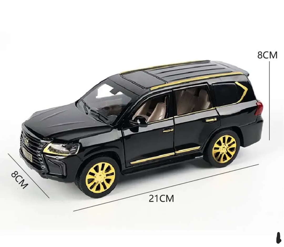 Picture of 1PC Lexus M929X SUV Off Road Diecasts 1:24 Alloy Car Luxurious Simulation Toy Vehicles Metal Car 6 Doors Open Model Car Sound Light Toys For Gift Multicolor