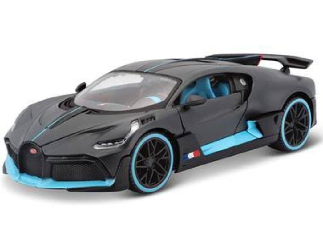 Picture of 1 PC 1:32 DIVUE Bugatti Toys Car Metal For Kids With Openable Doors Flashing Light and Musical Sound Die Cast Metal Car Multicolor