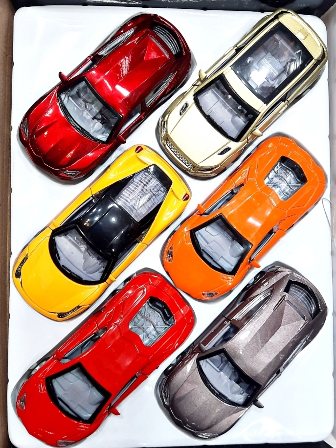 Picture of 1 PC Diecast Mini Auto Alloy Car Models, Kids Toys With Light And Music MULTI COLOR And Designs Multicolor