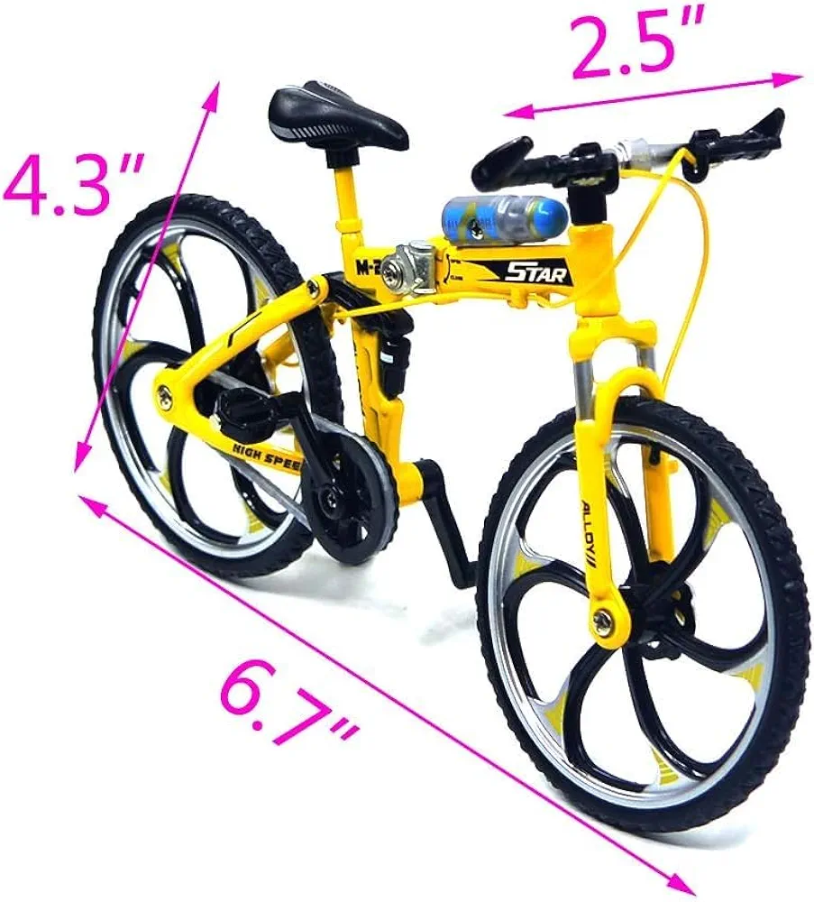 Picture of 1 PC Racing Bicycle Mountain Bike Mini Dirt Bike Bicycle Model Cool Boy Toy, For Kid, Multicolor Multicolor