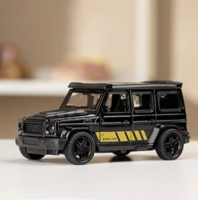Picture of 1 PC Brabus Die Cast Metal Mercedes AMZ G-700 1:36 car model car pull back car simulation car decoration little boy gift children boys toy car wholesale Multicolor