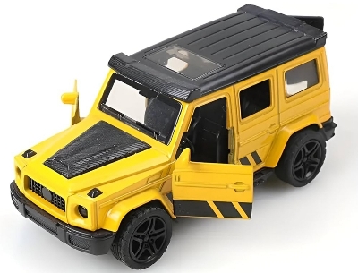 Picture of 1 PC Brabus Die Cast Metal Mercedes AMZ G-700 1:36 car model car pull back car simulation car decoration little boy gift children boys toy car wholesale Multicolor
