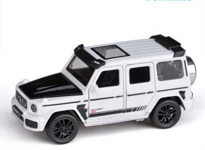 Picture of 1 PC Brabus Die Cast Metal Mercedes AMZ G-700 1:36 car model car pull back car simulation car decoration little boy gift children boys toy car wholesale Multicolor