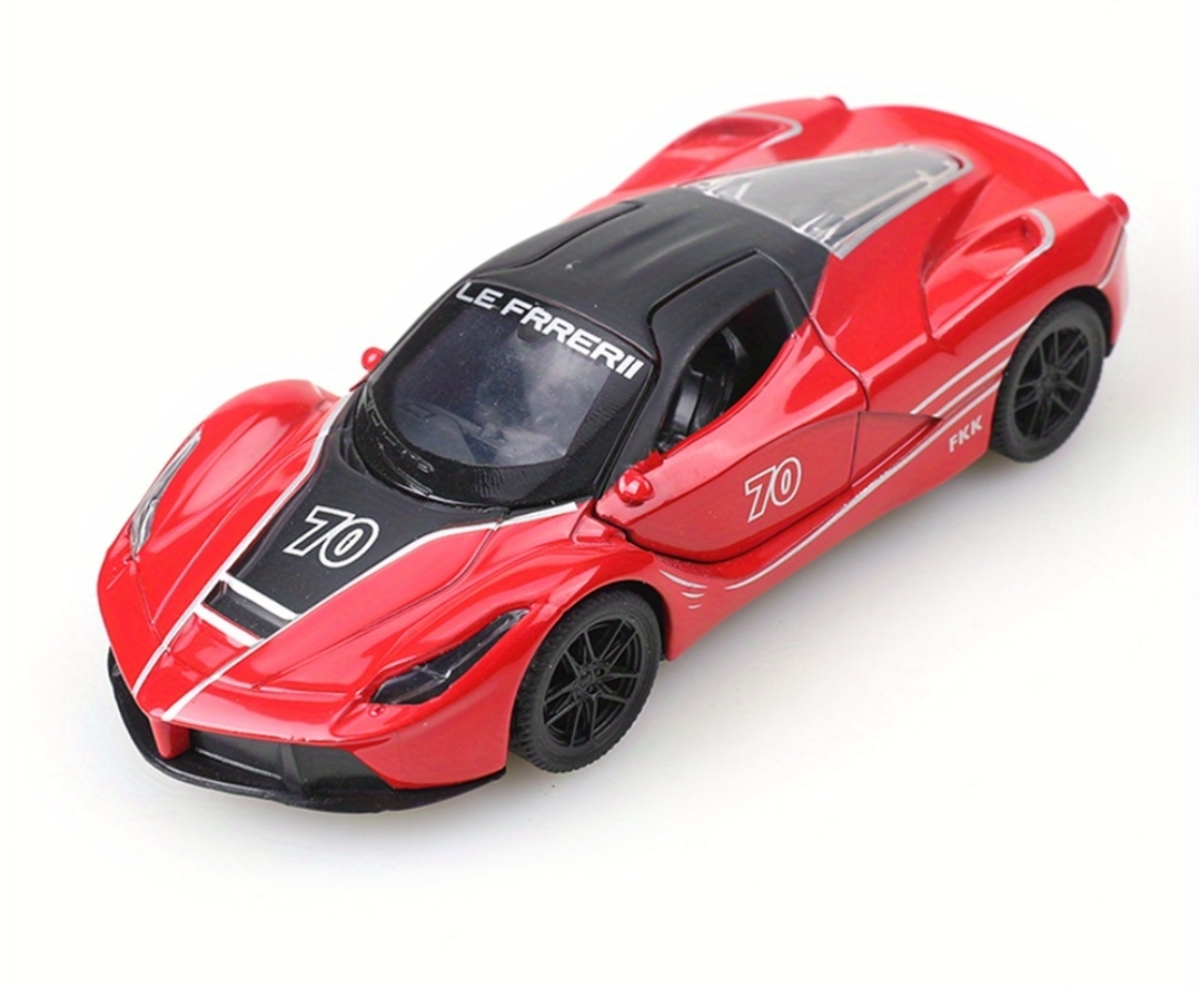 Picture of 1 PC Ferrari 1:36 alloy sports car model children's pull back car boy baby door opening toy car racing gift car toy Multicolor