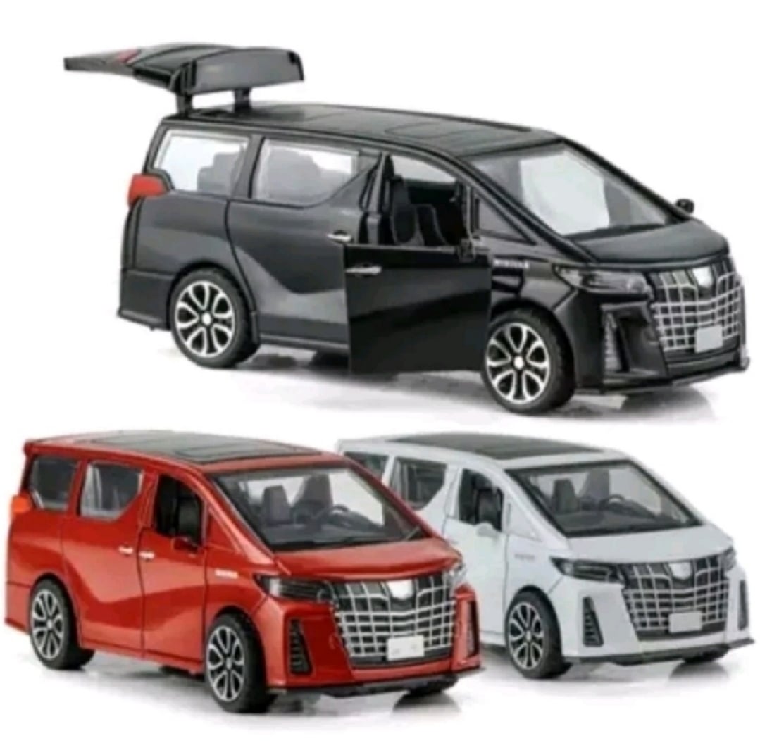 Picture of 1PC Toyota Alphard 1:36 alloy Children's toys baby educational Warrior toy car simulation business car model Multicolor