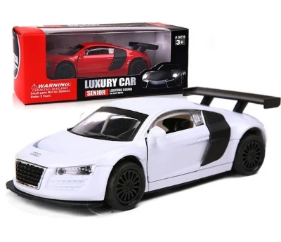 Picture of 1PC Audi A8 1:36 Boxed simulation alloy off-road vehicle model children's sports car toy boy car Multicolor