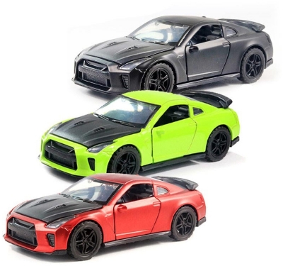 Picture of 1PC Nissan car 1:36 model children's car model boy mini car simulation toy car metal car Multicolor