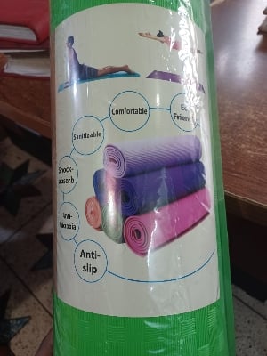 Picture of 1PC 8MM 30x72 Yoga Mat Eco Friendly Anti-Slip Exercise Good Quality MULTI-COLOR Multicolor
