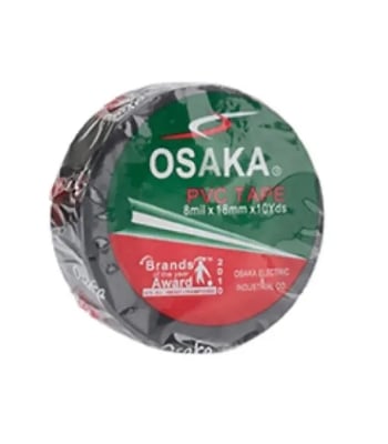 Picture of 12PCS Original Osaka PVC Tape Electrical/Cricket Tape Black/Red/White Multicolor