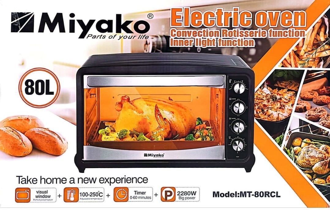 Picture of Miyako electric oven 80 liter MT-80RCL 