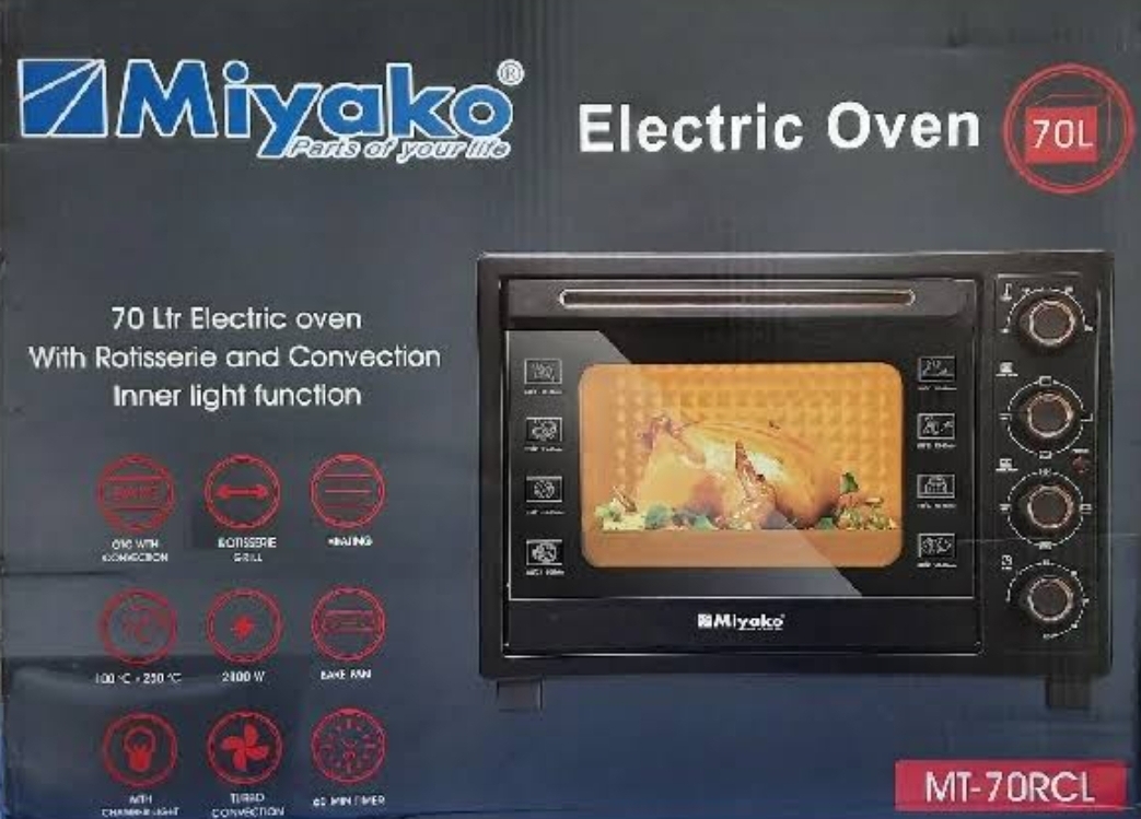Picture of Miyako electric oven 70 liter MT-70RCL 