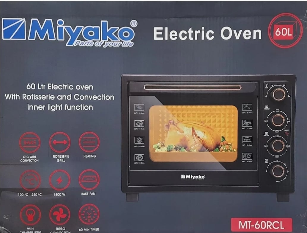 Picture of Miyako electric oven plus airfryer 60 liter MT-60RCL 