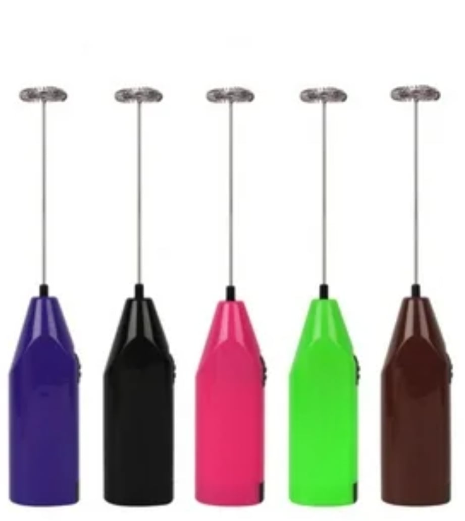 Picture of 1pcs Milk Frother Handheld Mixer Foamer Coffee Maker Egg Beater Cappuccino Stirrer Mini Portable Blender Kitchen Whisk Tool - Coffee mixer (Without Battery) Multicolor