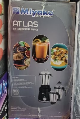 Picture of 2000 Watts Miyako ATLAS Blender Plus Mixer Grinder INDIA Multicolor