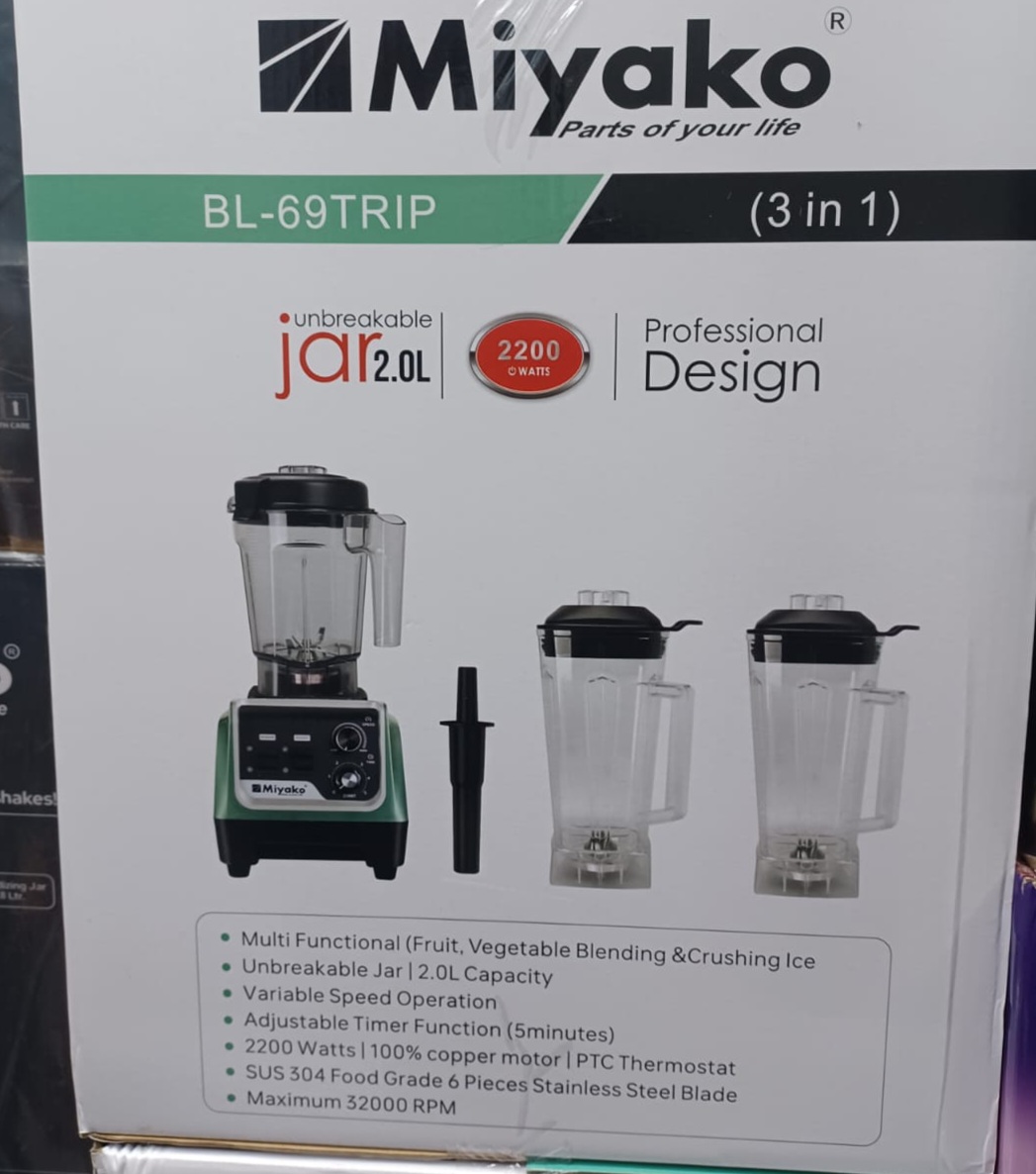 Picture of Miyako 2200 WATT commercial blender BL-069TRIP 