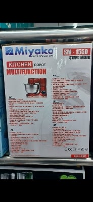 Picture of 10 Liter Miyako Stand Mixer 2500W SM-1550 COMMERCIAL Multicolor