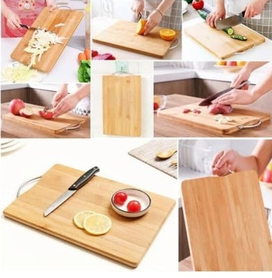 Picture of 1PC Bamboo cutting board 28/38 cm Multicolor