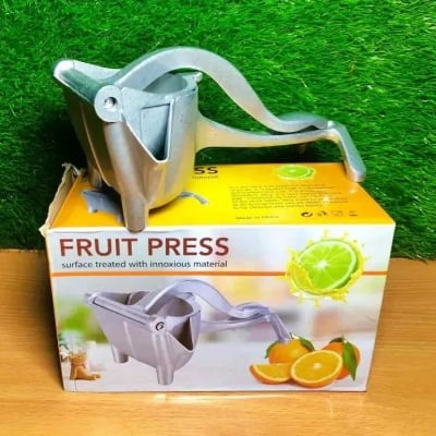 Picture of Multifunctional Real Aluminum Manual Juicer Hand Squeezer Fruit Juice Manual Juice Machine Orange Lemon Smoothie Citrus Juicer Press Fruit Machine Silver