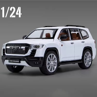 Picture of 1 PC 1:24 Toyota LAND CRUISER GR Sport Alloy Diecast Toy Vehicles Metal Toy Car Model Sound and Light Pull Back Collection Kids Toy Multicolor