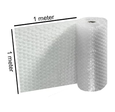 Picture of Bubble Wrap 1 Meter | Single Side Bubble Wrap | Packaging Material | Width 41 Inch Premium Quality White