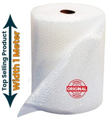 Picture of 70 Meter Bubble Wrap | Packaging Material | Single Side Bubble Wrap | Width 41 Inch Premium Quality Multicolor
