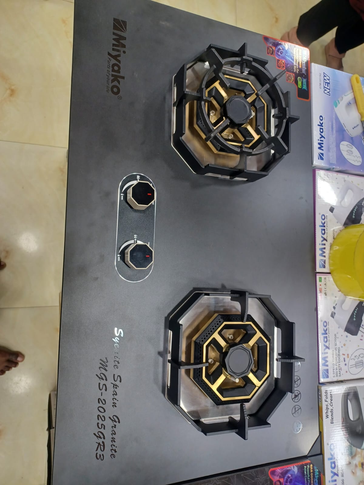 Picture of Miyako 2 Burner Gas Stove MGS-2025GR3 