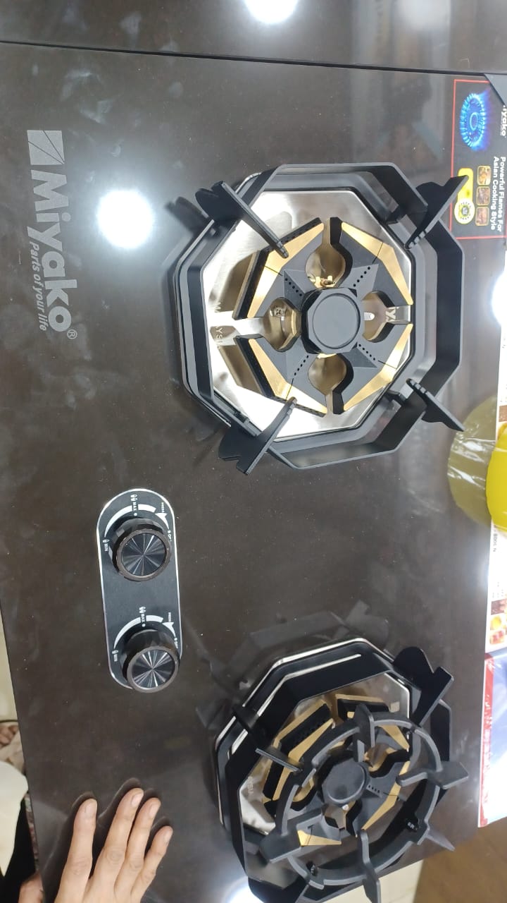Picture of Miyako 2 Burner Gas Stove MGHCR36HX 
