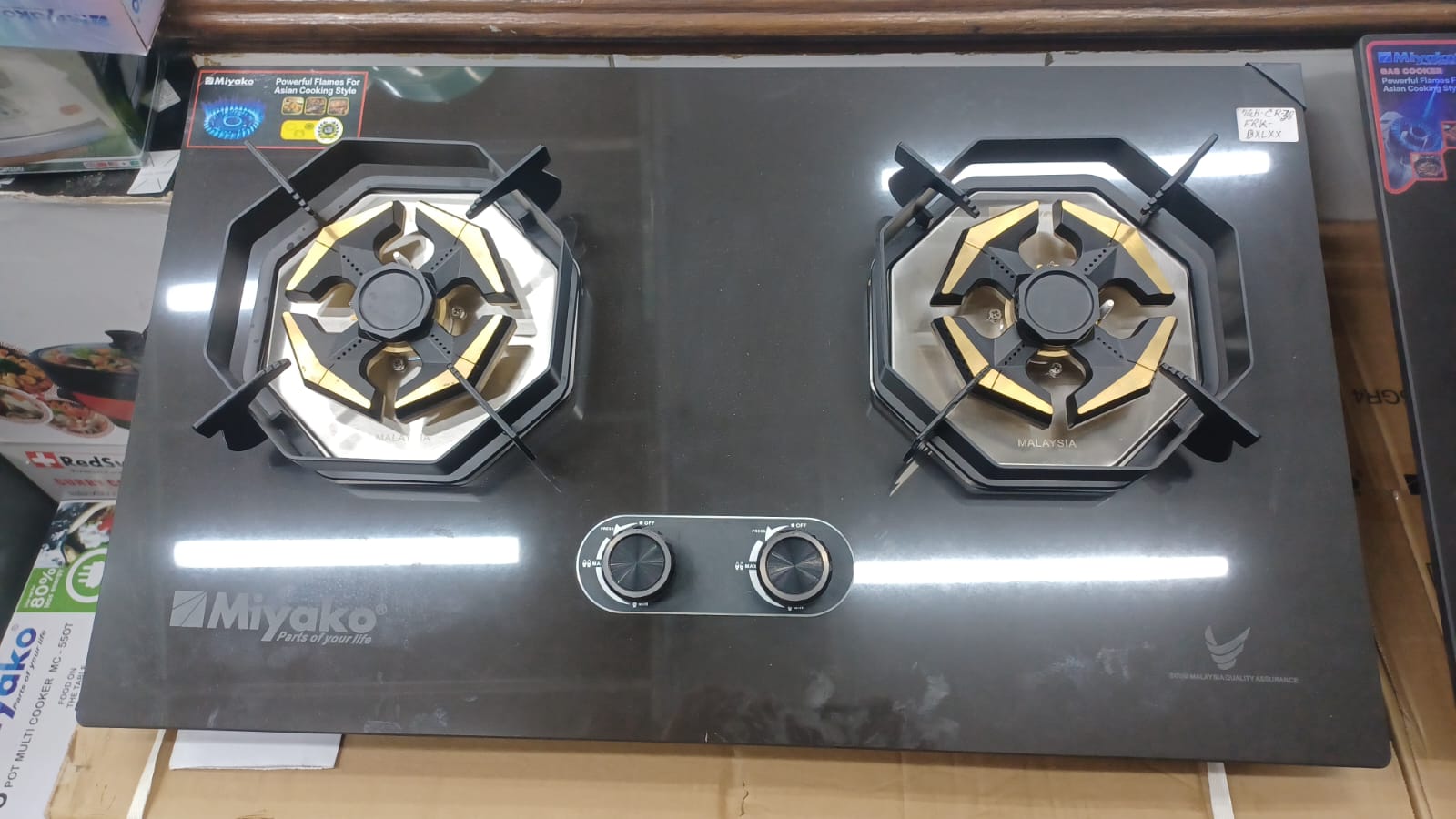 Picture of 2 Burner Miyako Gas Stove NGHCR38FRK 