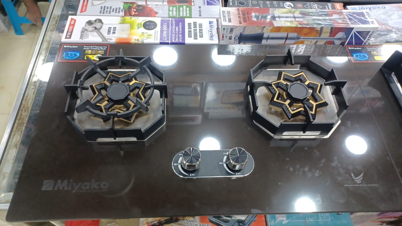 Picture of Miyako 2 Burner Gas Stove MGSCR36FLW 