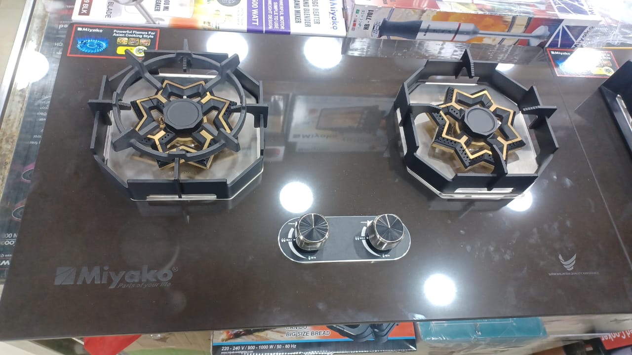 Picture of Miyako 2 Burner Gas Stove MGSCR36FLW 