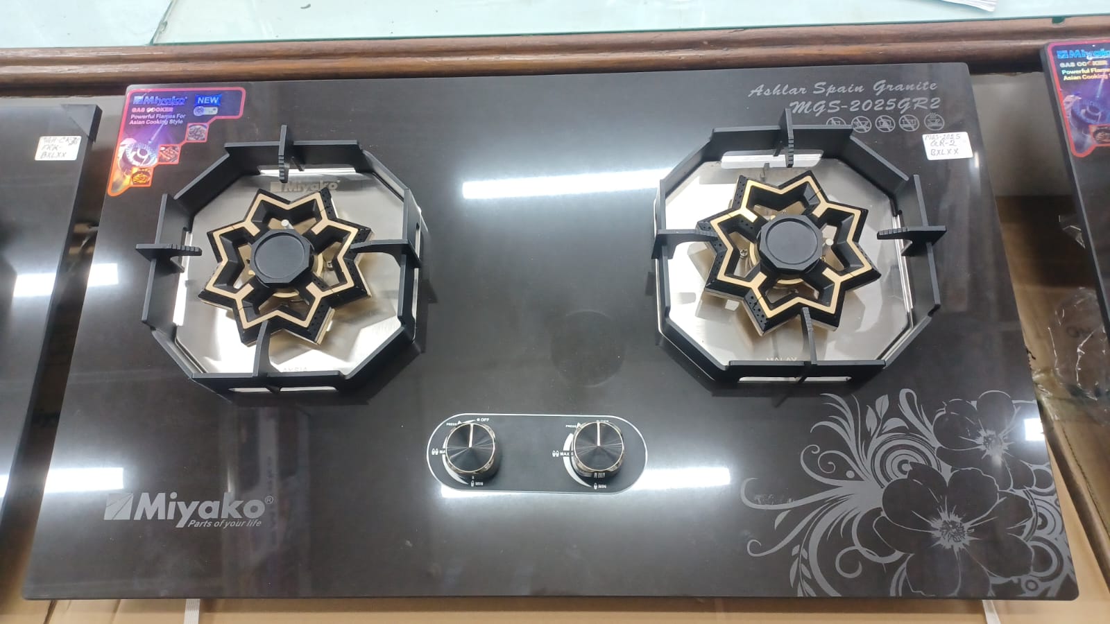 Picture of Miyako 2 Burner Gas Stove MGS2025GR2 