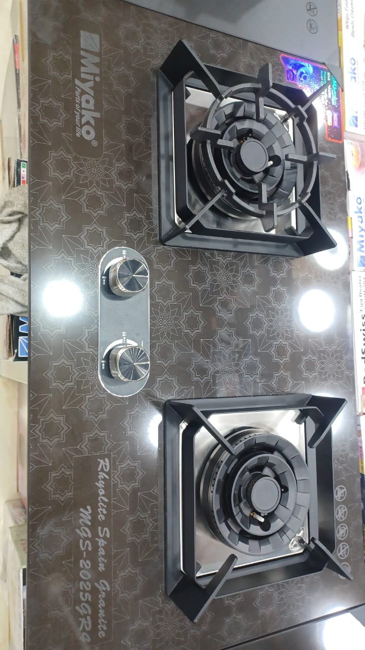 Picture of Miyako 2 Burner Gas Stove MGS-2025GR4 