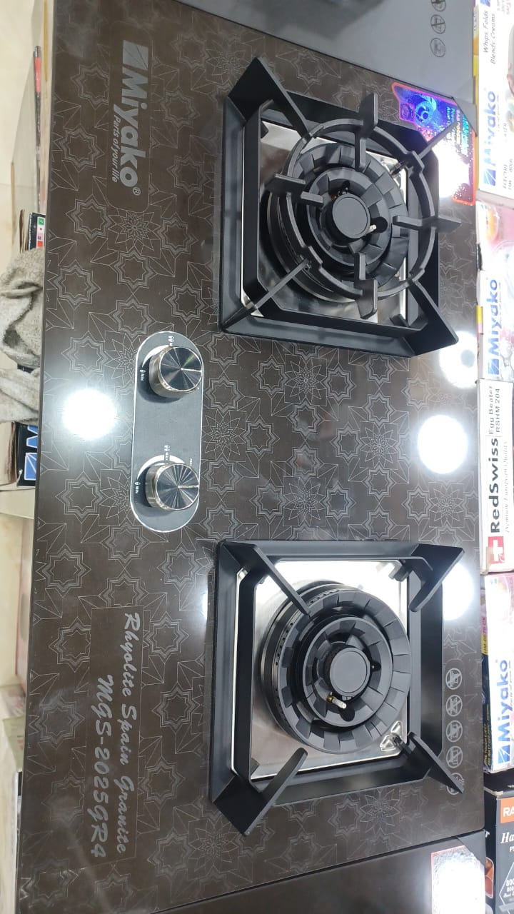 Picture of Miyako 2 Burner Gas Stove MGS-2025GR4 