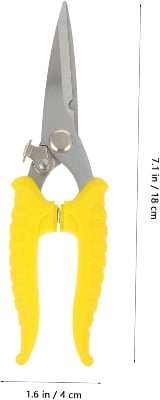 Picture of 1 PC Pruning Scissor Gardening Tool Stainless Steel Material Easy Cutting Hand Shears Pruning Shear Multicolor