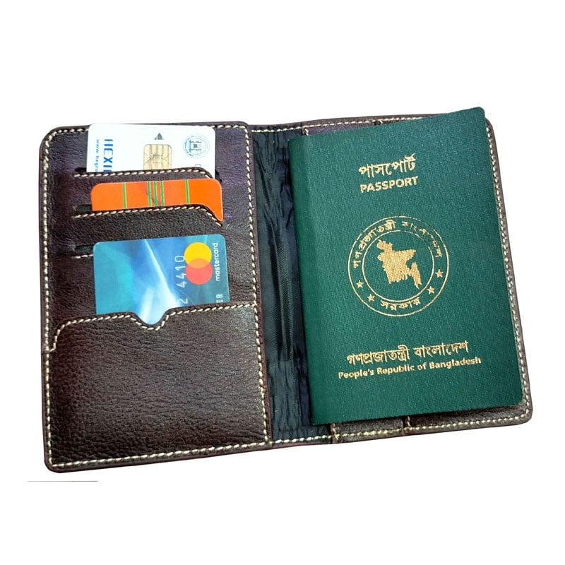 Picture of Passport Holder 100% Pure Cowhead Full Grain Dye Leather Multicolor
