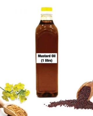 Picture of Organic Mustard Oil for Cooking 1 Liter 